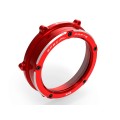 DBK Special Parts (Ducabike) Dual Color Clear Wet Clutch Cover for the Ducati Panigale / Streetfighter / Multistrada / Diavel V4 DBK Special Parts (Ducabike) Dual Color Clear Wet Clutch Cover for the Ducati Panigale / Streetfighter / Multistrada / Diavel V4